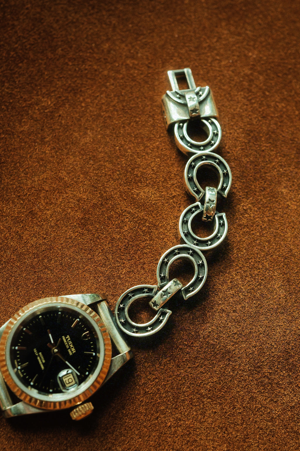 .925 Horseshoe Watch Bracelet