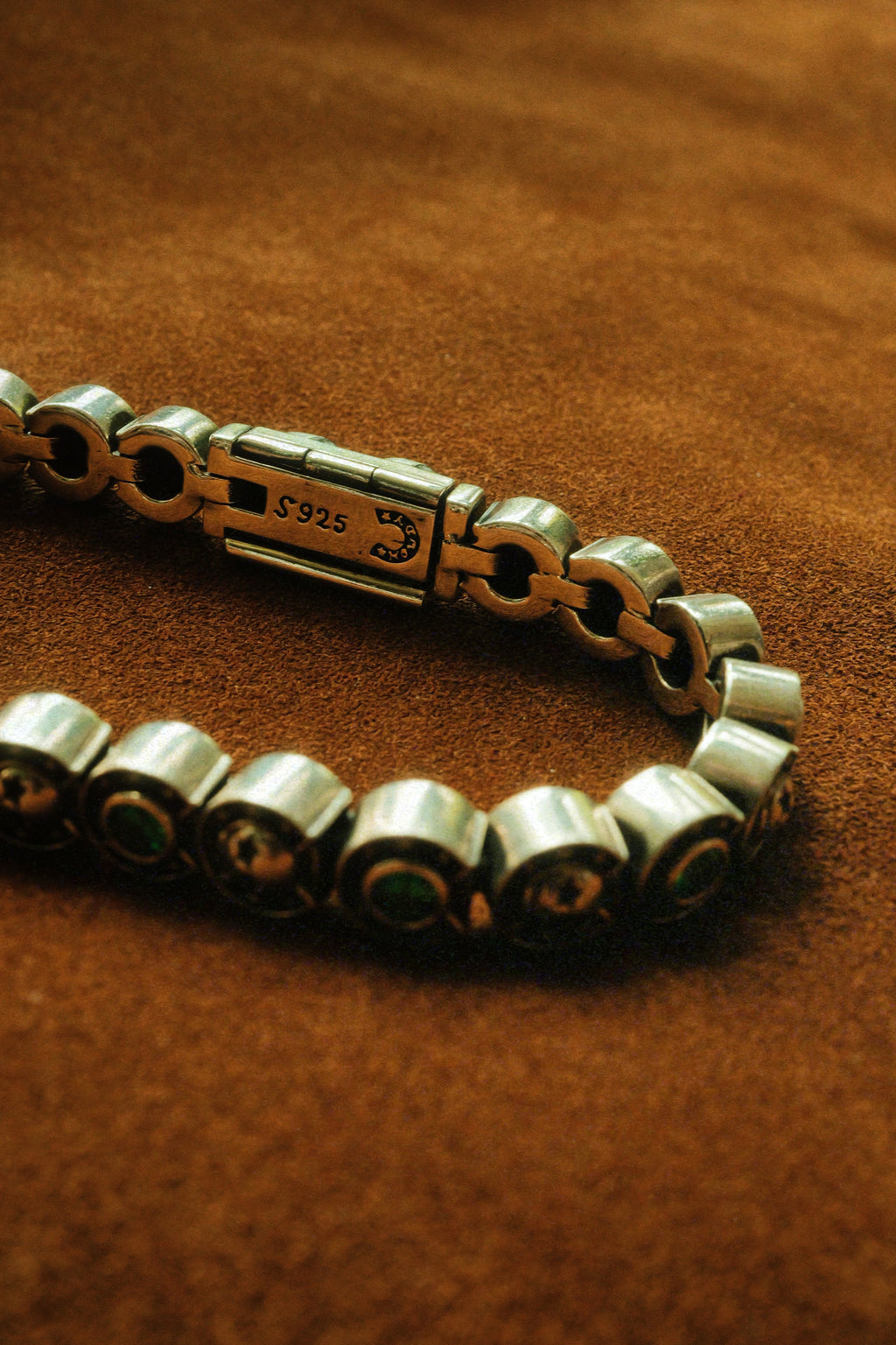 .925 Skull & Gem Tennis Bracelet
