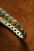 .925 Skull & Gem Tennis Bracelet